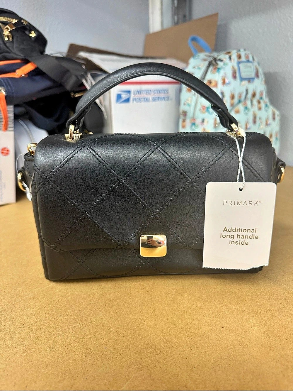 Primark Quilted Shoulder Bag in Black NWT